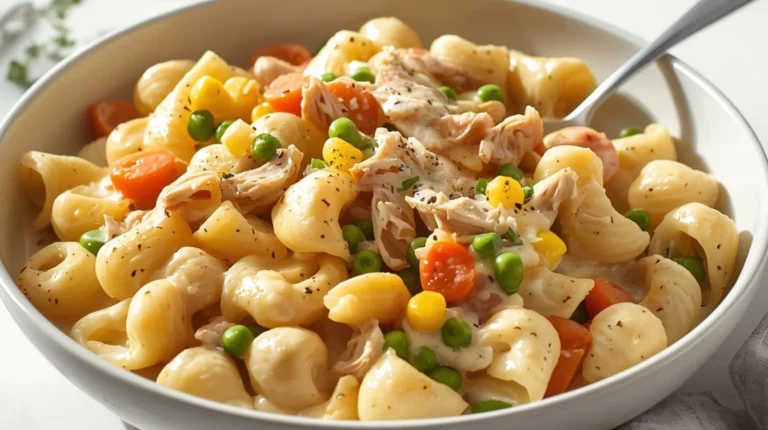 chicken pot pie pasta
