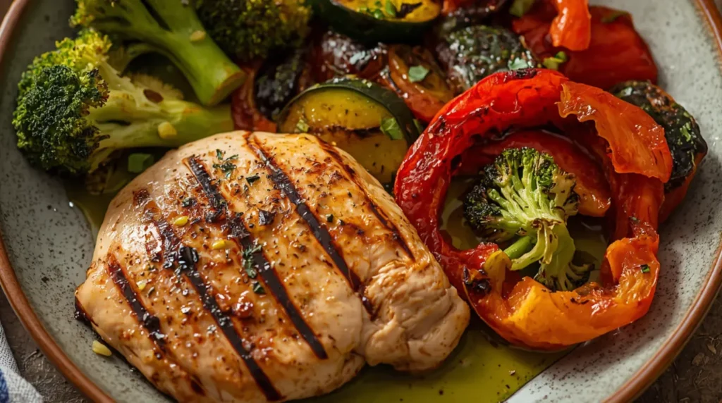 Grilled Chicken with Vegetables